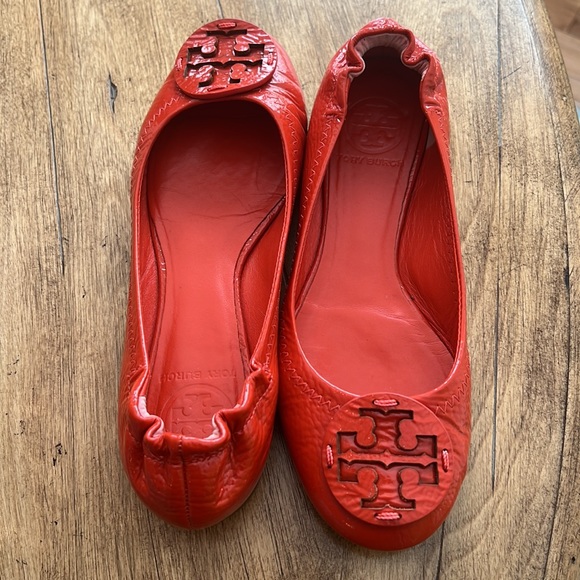 Tory Burch Ballet Flat Flame Red - Picture 10 of 10